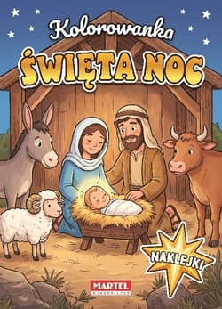 Święta noc z naklejkami