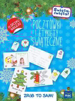 Święta święta Pocztówki i etykiety świąteczne Zrób to sam