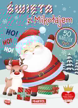 Święta z Mikołajem z naklejkami - Katarzyna Salamon