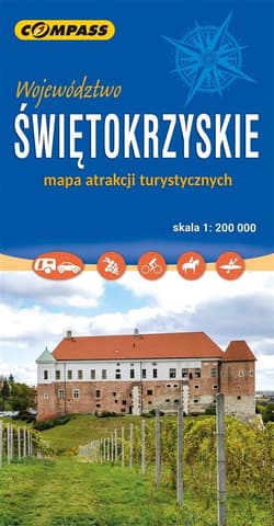 Świętokrzyskie mapa atrakcji tur. 1:200 000 - Praca zbiorowa