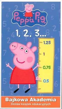 Świnka Peppa Bajkowa Akademia Zestaw książek edukacyjnych