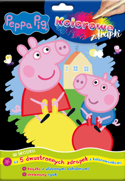 Świnka Peppa. Kolorowe zdrapki - Opracowanie Zbiorowe