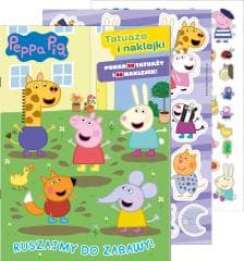 Świnka Peppa. Tatuaże i naklejki. Ruszajmy do... - Praca zbiorowa