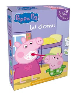 Świnka Peppa. W domu. Karty edukacyjne w pudełku - Monika Kiersnowska