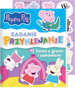 Świnka Peppa. Zadanie przyklejanie - Praca zbiorowa