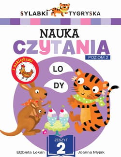 Sylabki Tygryska. Nauka czytania z.2, poziom 2 - Elżbieta Lekan, Myjak Joanna