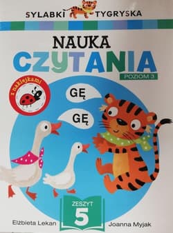 Sylabki Tygryska. Nauka czytania z.5, poziom 3 - Elżbieta Lekan, Myjak Joanna