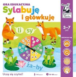 Sylabuję i główkuję Gra edukacyjna Kapitan Nauka 3-7 lat