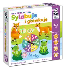 Sylabuję i główkuję Gra edukacyjna Kapitan Nauka 3-7 lat - Opracowanie Zbiorowe