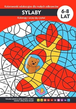 Sylaby Kolorowanki edukacyjne dla małych odkrywców Koloruje i uczę się czytać 6-8 lat