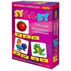 Sylaby układanka edukacyjna