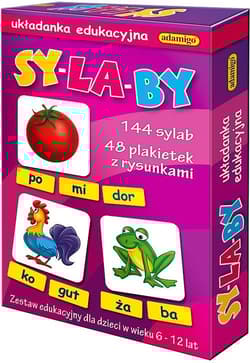 Sylaby układanka edukacyjna