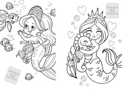 Galeria - zdjęcie nr. 2 - Syrenki. Baw się i koloruj