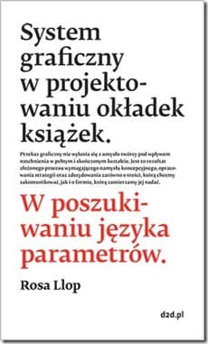 System graficzny w projektowaniu okładek książek W poszukiwaniu języka - Rosa Llop