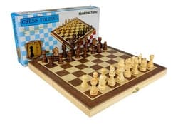 Szachy drewniane magnetyczne premium 29,5x29,5cm