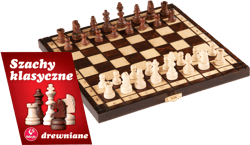 Szachy klasyczne drewniane
