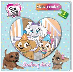 Szalony dzień. Chi chi love. Książka z puzzlami - Opracowanie Zbiorowe