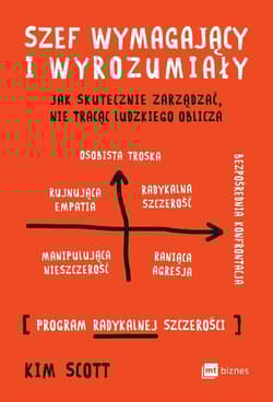 Szef wymagający i wyrozumiały Jak skutecznie zarządzać, nie tracąc ludzkiego oblicza - Kim Scott