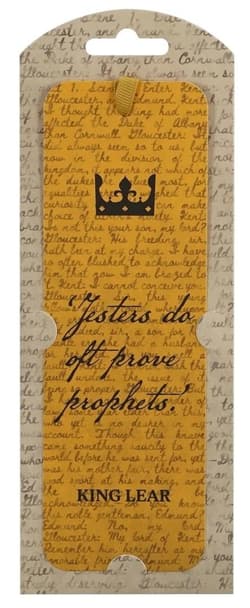 Szekspir Zakładka papierowa - Król Lear