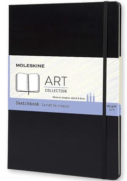 Szkicownik A4/96K TW czarny MOLESKINE