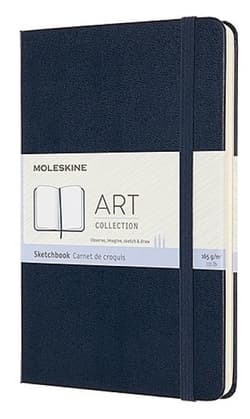 Szkicownik Moleskine M szafirowy tw 88 stron