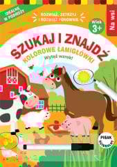 Szukaj i znajdź. Kolorowe łamigłówki. Na wsi - Praca zbiorowa