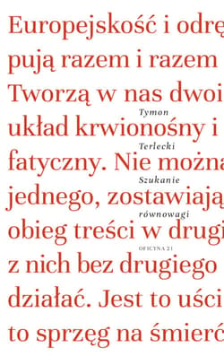 Szukanie równowagi Szkice literackie i publicystyczne