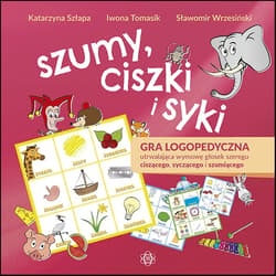 Szumy, ciszki i syki Gra logopedyczna - Szłapa Katarzyna, Tomasik Iwona, Wrzesiński Sławomir