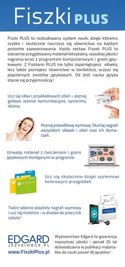 Galeria - zdjęcie nr. 2 - Szwedzki. Fiszki PLUS dla początkujących 1. Fiszki Plus