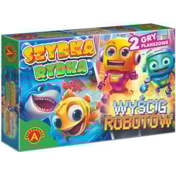 Szybka rybka Wyścig robotów Rodzinna gra planszowa