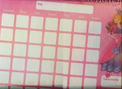 Tablica dobrego zachowania różowa - Julia Pogorzelska