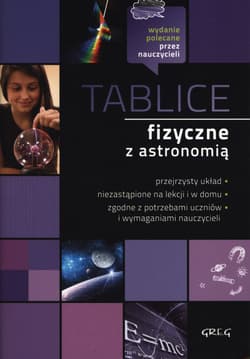 Tablice fizyczne z astronomią - Alicja Nawrot