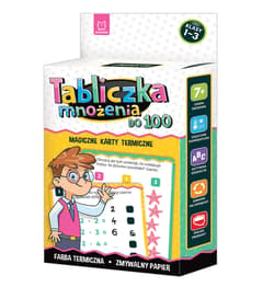 Tabliczka mnożenia do 100. Magiczne karty termiczne - Agnieszka Bator