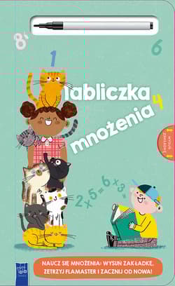 Tabliczka mnożenia z flamastrem suchościeralnym - Opracowanie Zbiorowe