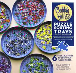 Galeria - zdjęcie nr. 2 - Tacki do sortowania puzzli sorter 205x205mm  6 sztuk