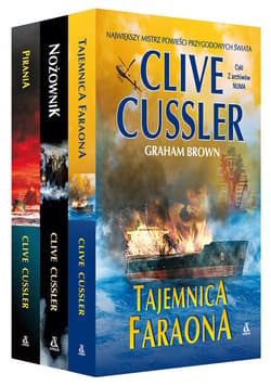 Tajemnica faraona / Nożownik / Pirania Pakiet - Clive  Cussler