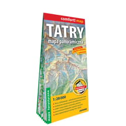 Tatry mapa panoramiczna mapa turystyczna 1:28 000 laminat 2024 - Praca zbiorowa