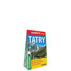 Tatry mapa turystyczna 1:80 000 + Zakopane plan miasta 1:20 000 laminat mini 2024 - Opracowanie Zbiorowe