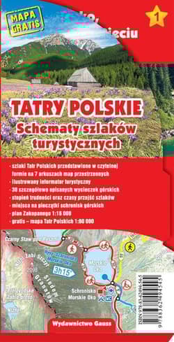 Tatry polskie. Schematy szlaków turystycznych - Opracowanie Zbiorowe