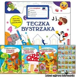 Teczka bystrzaka Zestaw Łamigłówek - Praca zbiorowa