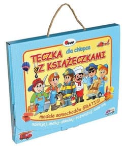 Teczka dla chłopca z książeczkami modele samochodów gratis