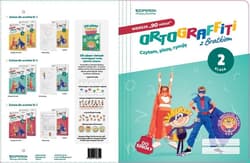 Teczka do zestawu Ortograffiti z Bratkiem 2 90 min - Mańkowska Izabela, Rożyńska Małgorzata