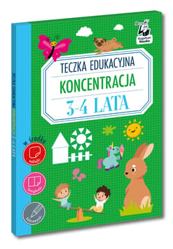 Teczka edukacyjna. Koncentracja. 3-4 lata. Kapitan Nauka - Katarzyna Szumska