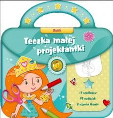 Teczka małej projektantki turkus 2. Butik - Praca zbiorowa