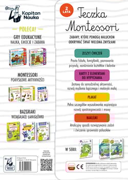 Galeria - zdjęcie nr. 3 - Teczka Montessori 2 lata Kapitan Nauka
