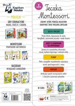Galeria - zdjęcie nr. 2 - Teczka Montessori 3 lata Kapitan Nauka