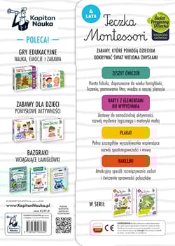Galeria - zdjęcie nr. 3 - Teczka Montessori. 4 lata. Kapitan Nauka