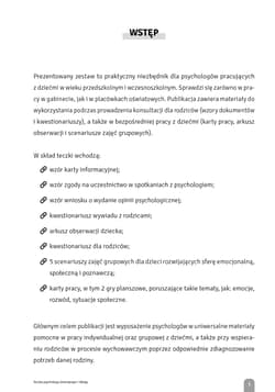 Galeria - zdjęcie nr. 4 - Teczka psychologa dziecięcego. Materiały dla terapeuty pracującego z dziećmi w wieku przedszkolnym i wczesnoszkolnym