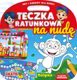 Teczka ratunkowa na nudę z grą Małpka - Adam Gdula