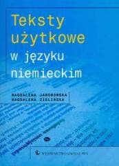 Teksty użytkowe w języku niemieckim PWN - Jaworowska Magdalena, Zielińska